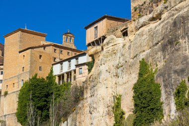 Cuenca, İspanya'nın tarihi kentin genel görünümü