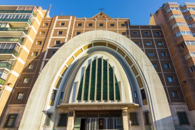 Modern bina büyük bir şehir konut