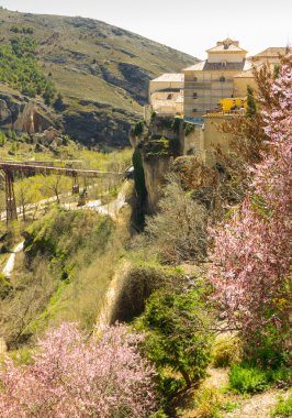 Cuenca, İspanya'nın tarihi kentin genel görünümü
