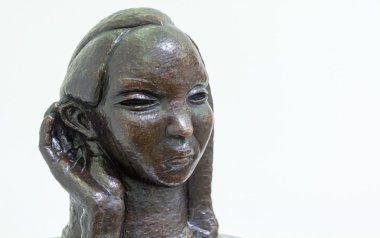 Modernist heykel formları bir insan