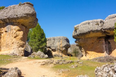Cuena, İspanya'nın büyülü kentin kaprisli formlarla kayalar