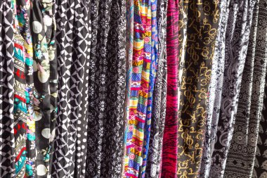 Çok renkli kumaş arka plan