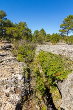 Cuena, İspanya'nın büyülü kentin kaprisli formlarla kayalar