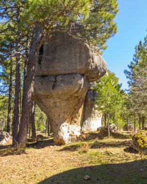 Cuena, İspanya'nın büyülü kentin kaprisli formlarla kayalar