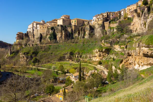 Góry i doliny regionu Cuenca, Hiszpania — Zdjęcie stockowe