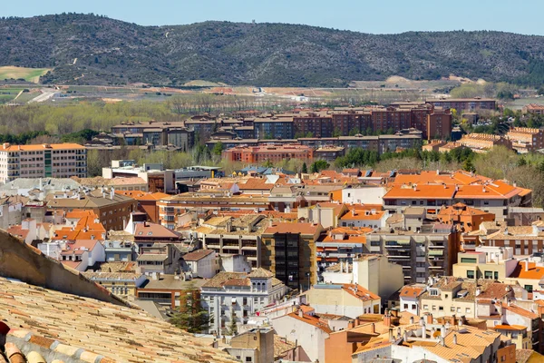 Veduta aerea della città monumentale di Cuenca, Spagna — Foto Stock