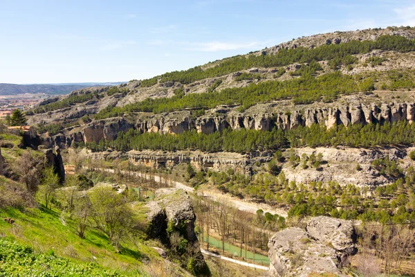 Montagnes et vallées de la région de Cuenca, Espagne — Photo