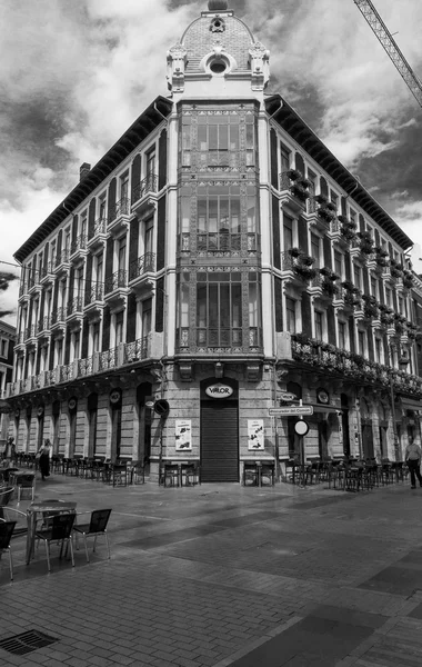 Antico edificio nella città di Leon in Spagna — Foto Stock