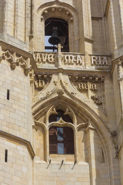 Famosa Cattedrale di Leon in Spagna — Foto Stock