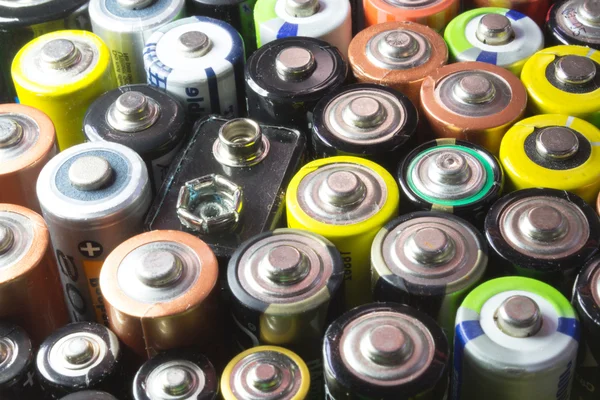Sok szín háttér akkumulátor — Stock Fotó