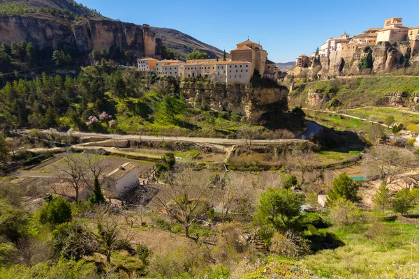 Góry i doliny regionu Cuenca, Hiszpania — Zdjęcie stockowe