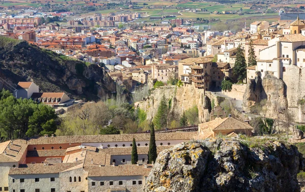 Veduta generale della città storica di Cuenca, Spagna — Foto Stock