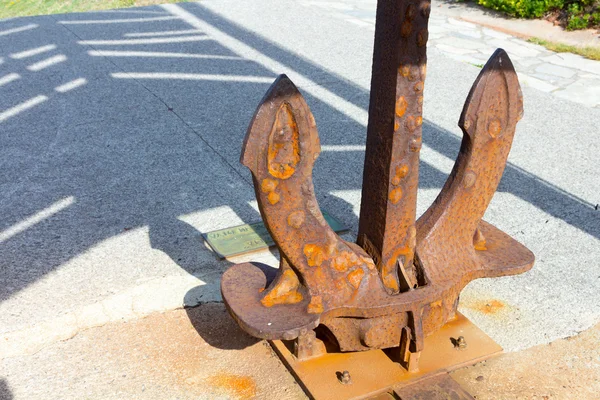 Details anchor of old ship — Stock Photo, Image