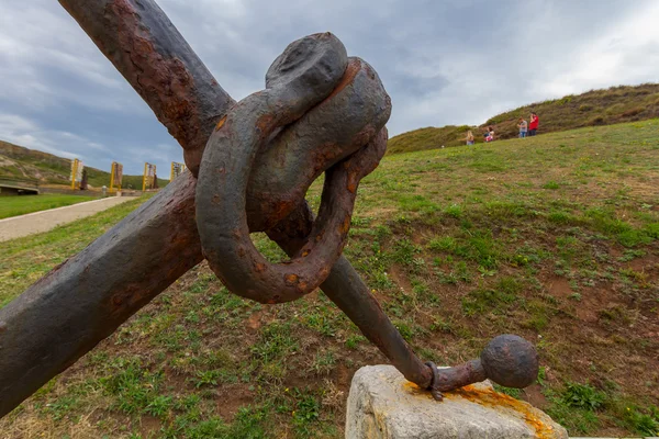 Detalhes âncora do navio velho — Fotografia de Stock