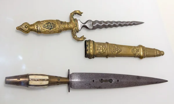 Αντίκες μαχαίρια στο Μεσαίωνα Royalty Free Εικόνες Αρχείου