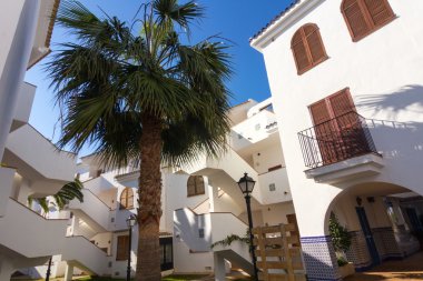 Güney İspanya'nın tipik modern mimari