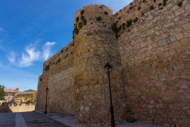 Brihuega, Guadalajara, İspanya eski köy mimarisi