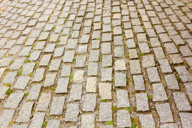 Aslında Arnavut kaldırımlı kat fon