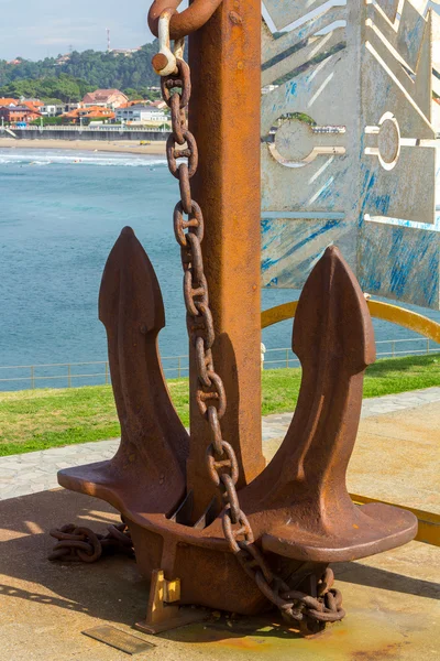 Detalhes âncora do navio velho — Fotografia de Stock