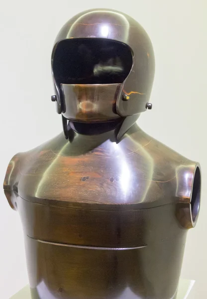 Abstracte sculptuur van een menselijk torso in brons — Stockfoto