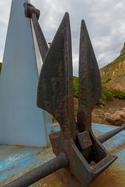 Detaljer anker af gamle skib - Stock-foto