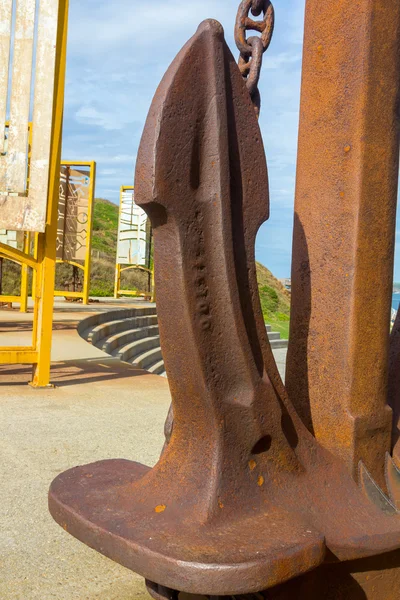 Details anchor of old ship — Stock Photo, Image