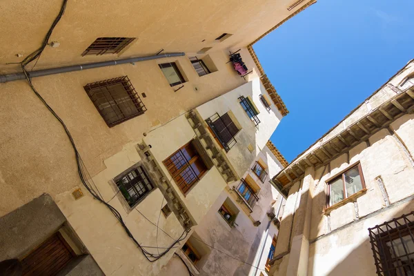 Typische straten en gebouwen van de beroemde stad Cuenca, Spanje — Stockfoto