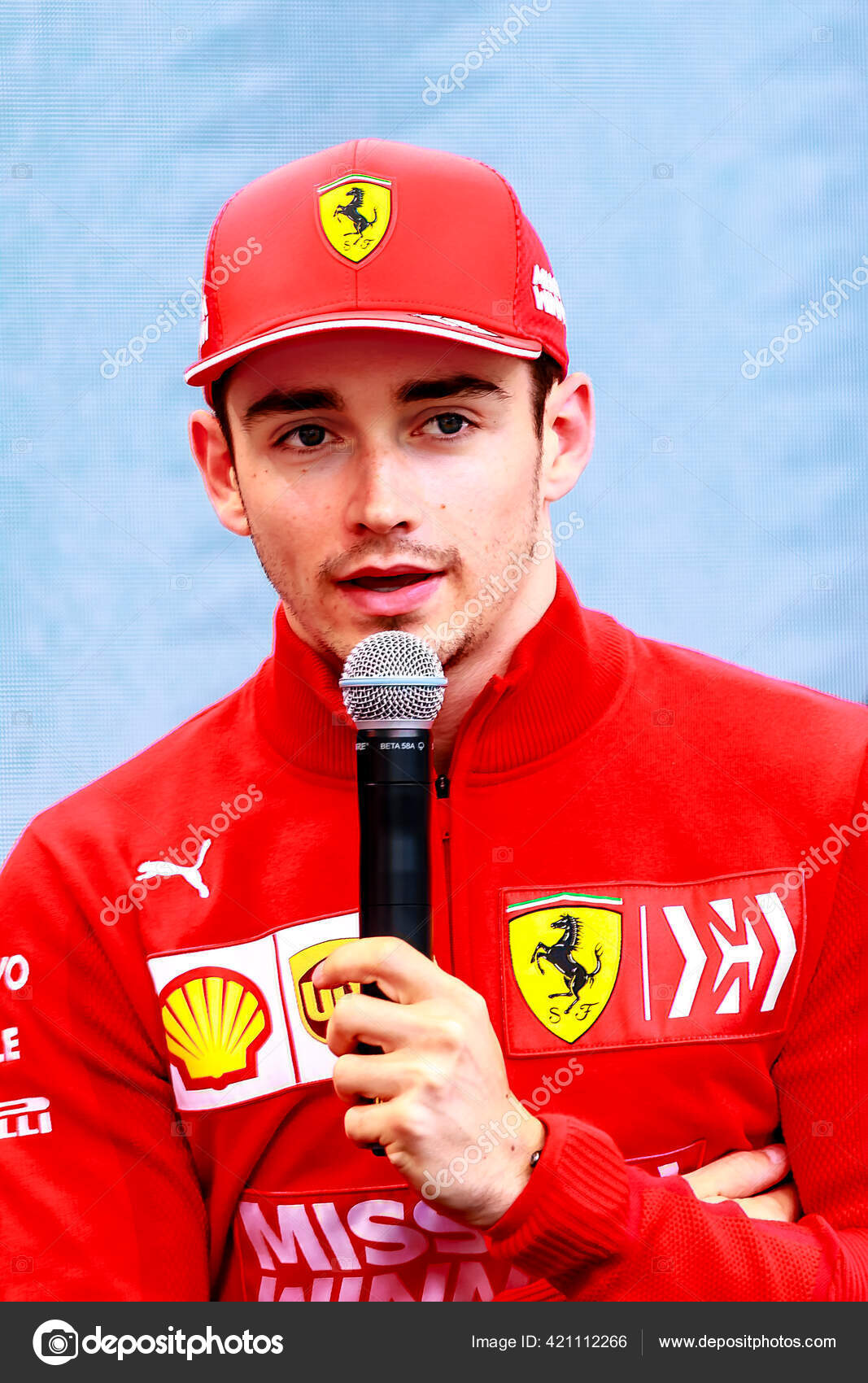 Charles Leclerc Monegassischer Formel 1 Rennfahrer Fur Die Scuderia Ferrari Beim Grand Prix Von Monte Carlo Monaco Redaktionelles Stockfoto C Svetlanasf 421112266