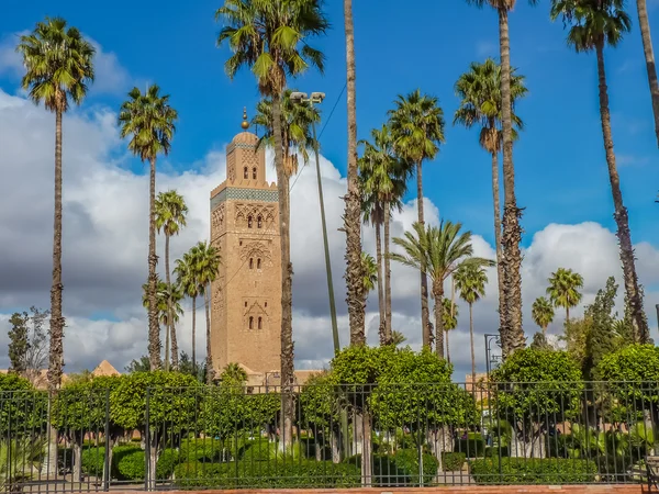Τζαμί Koutoubia στο Μαρακές του Μαρόκο — Φωτογραφία Αρχείου