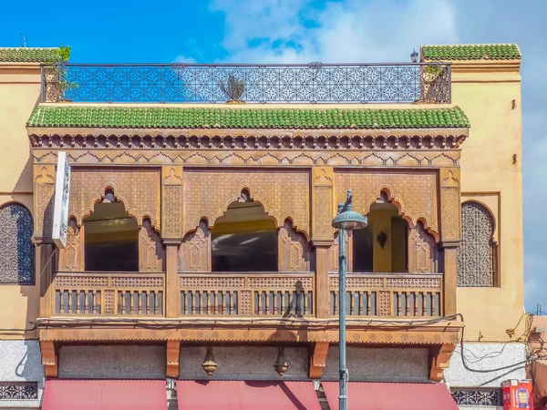 Facade of a Moroccan riad — Stock Photo, Image