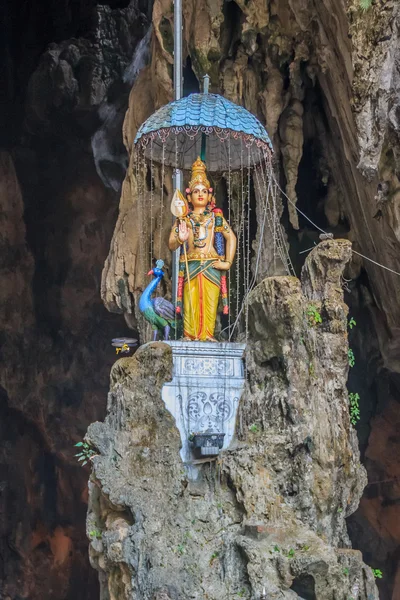在 Batu 洞穴寺 hidnu 女神的雕像 — 图库照片