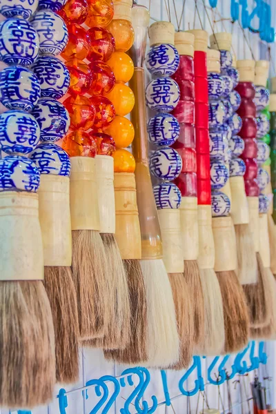Chino cepillo pluma — Foto de Stock