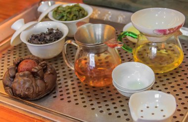 Çin çay töreni.