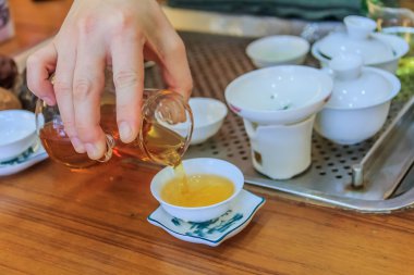Çin çay töreni.