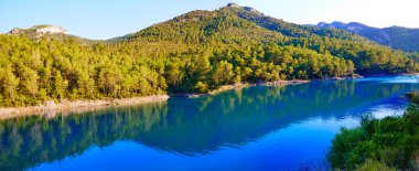 Ulldecona reservoir baraj Castellon İspanya