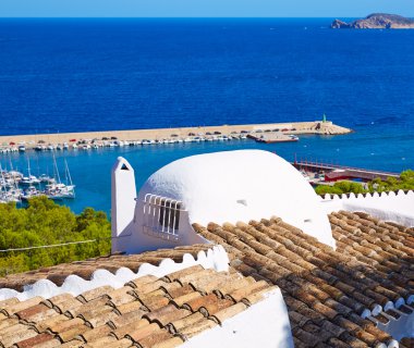 Javea Xabia Köyü Akdeniz İspanya'da hava