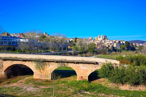 Puente de pueblo Ribarroja del turia Valencia España — Foto de Stock