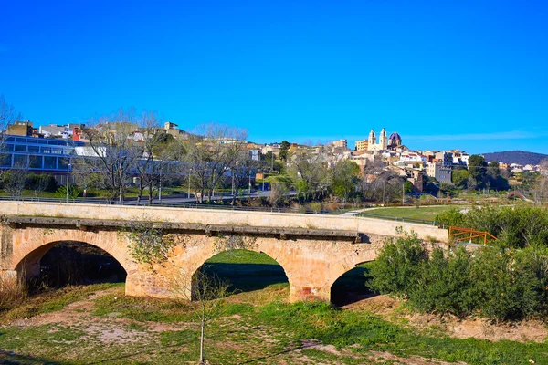 Ribarroja del 图里亚村桥 Valencia 西班牙 — 图库照片