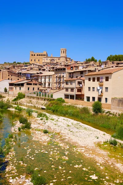 Valderrobles και Matarrana ποτάμι στην Ισπανία Teruel — Φωτογραφία Αρχείου
