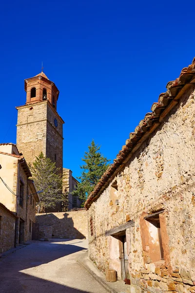 Aldeia Terriente em Sierra de Albarracin Teruel — Fotografia de Stock