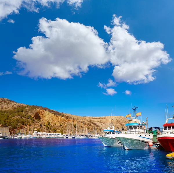 Xabia javea hafen marina mediterranes spanien — Stockfoto