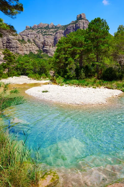 Beceite nehir Ulldemo Teruel İspanya — Stok fotoğraf