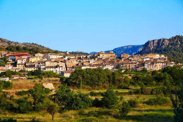 Aldeia Beceite em Teruel Espanha em Matarrana — Fotografia de Stock