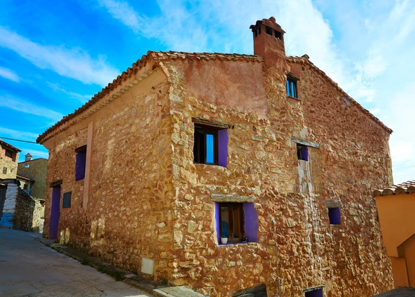 Sierra de Albarracin in Moscardon Teruel — Stockfoto