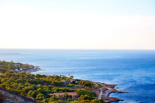 Praia de Denia Las Rotas no Mediterrâneo Espanha — Fotografia de Stock