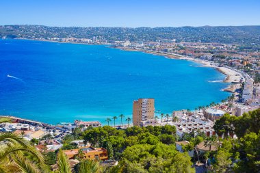 Javea Xabia Köyü Akdeniz İspanya'da hava