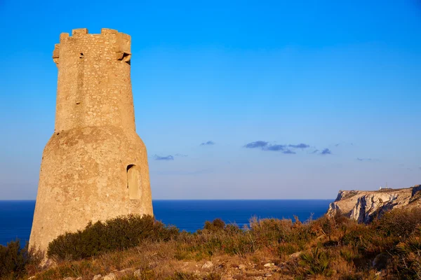 Torre de Denia Torre del Gerro em Las Rotas Espanha — Fotografia de Stock