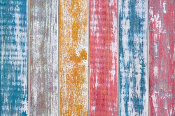 Colorful mexican stripes chalk painted wood — Stock Photo, Image