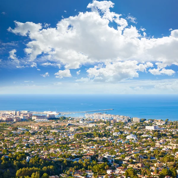 Denia pfad im montgo mountain bei alicante — Stockfoto