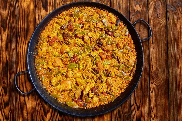 Paella from Spain rice recipe — Stock Photo, Image